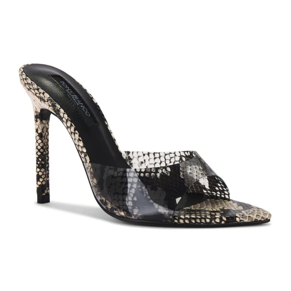 Revolve:Tony Bianco Malibu Sandals In Clear Snake